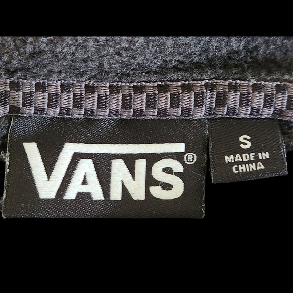 VANS Men's Zipper Hoodie. Size Small. - Picture 3 of 4